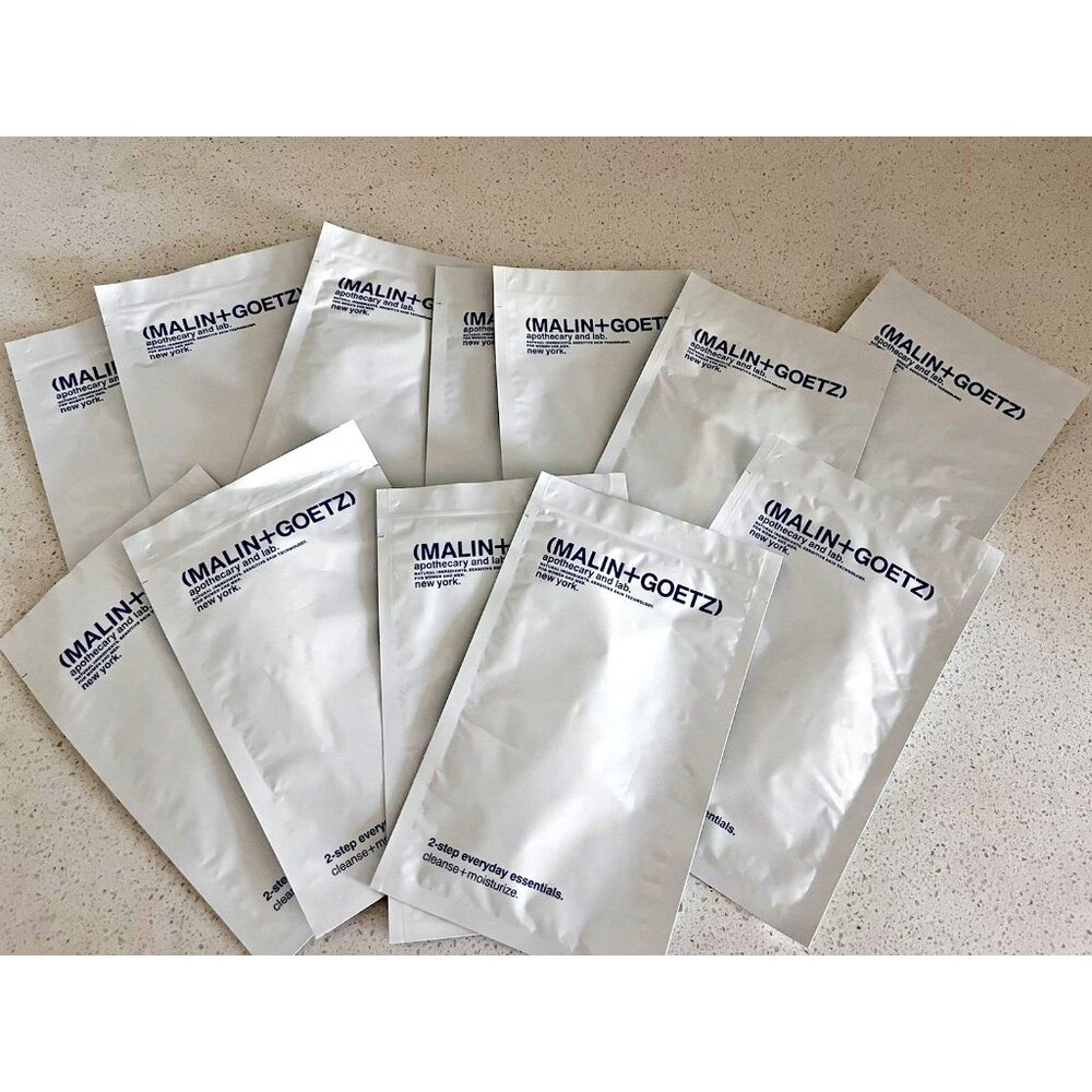 MALIN+GOETZ 2 Step Everyday Essentials Cleanse & Moisturize 12 packets